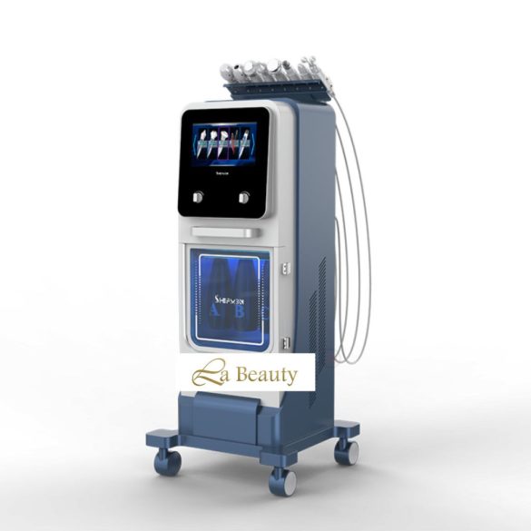 9 az 1-ben nagy buborékos vízdermabráziós oxigénes arcápoló gép / Diamond Hydro mikrodermabráziós peelinggép