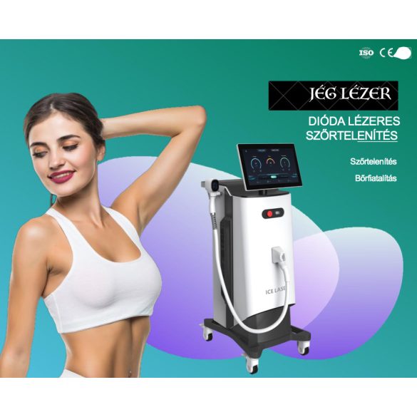 Jéglézer V2 - 2025 Professzionális dióda lézer 4 hullámhossz 1200 watt